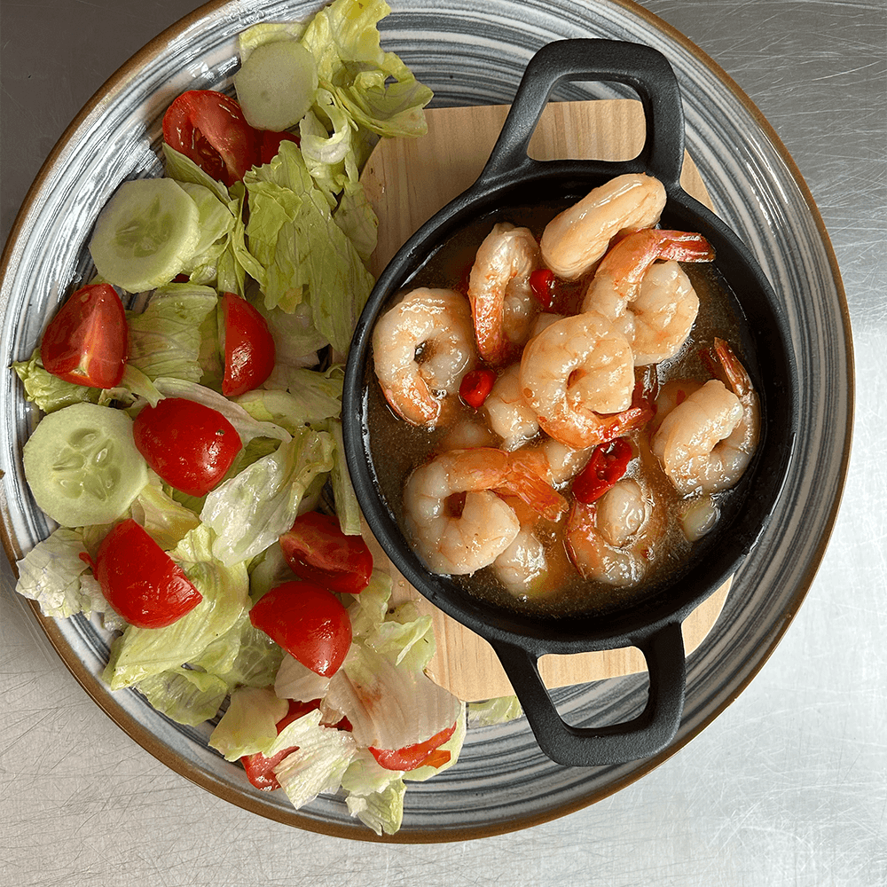 Sałatka z krewetkami